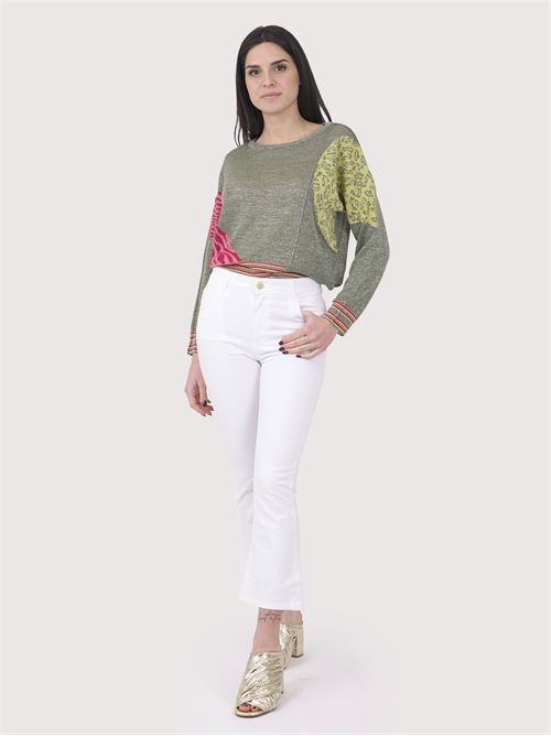 Pantalone Jeans a trombetta Manila Grace MANILA GRACE | J400CU-MZ004